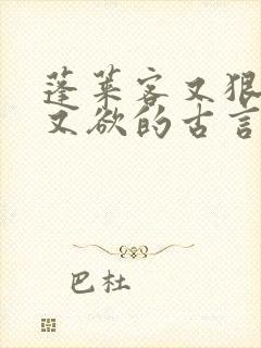 蓬莱客又狠又糙又欲的古言穿书