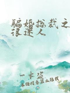 骗婚总裁之老婆很迷人