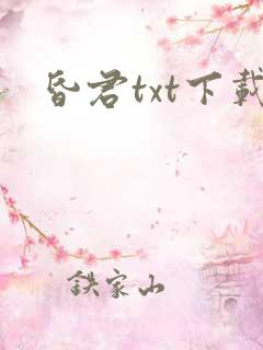 昏君txt下载