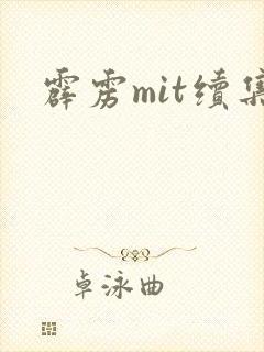 霹雳mit续集