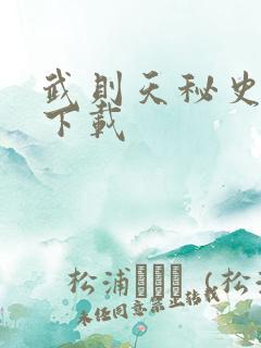 武则天秘史全集下载