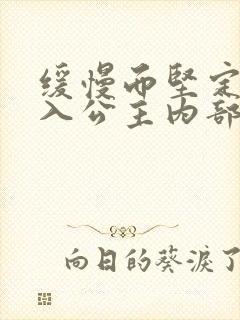 缓慢而坚定地深入公主内部