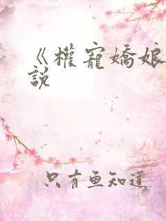 《权宠娇娘》小说