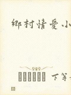 乡村情爱小说