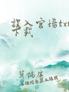 误入官场txt下载