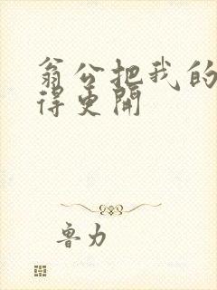 翁公把我的腿分得更开