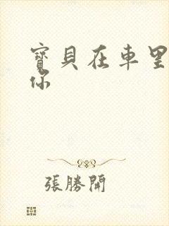 宝贝在车里想要你