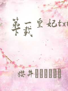 第一皇妃txt下载