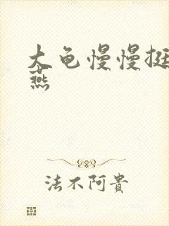 大龟慢慢挺进张燕