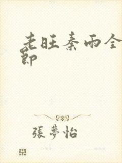 老旺秦雨全部章节