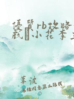 优质rb攻略游戏寀小花李立远