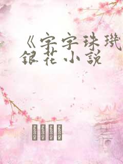 《字字珠玑》金银花小说