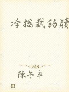 冷总裁的赎罪妻