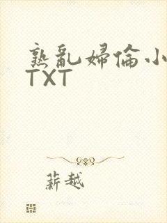 熟乱妇伦小说网TXT