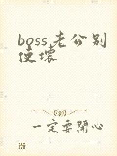 boss老公别使坏