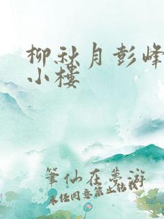 柳秋月彭峰月满小楼