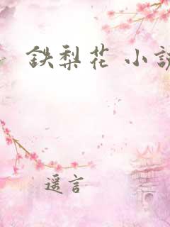 铁梨花 小说