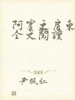 阿宾之房东太大全文阅读