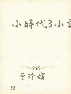 小时代3小说