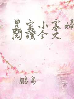 农家小寡妇免费阅读全文