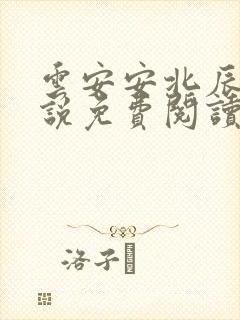 云安安北辰逸小说免费阅读