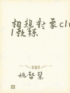 相亲对象c1v1教练