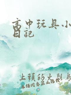 高中玩具小诗的日记