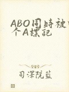 ABO同时被四个A标记