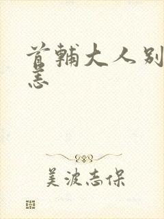 首辅大人别来无恙