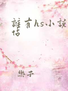 谁有hs小说网站