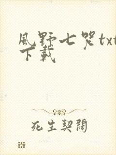 风野七咒txt下载