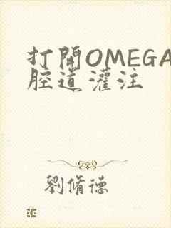 打开OMEGA腔道灌注