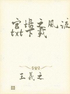 官场之风流人生txt下载