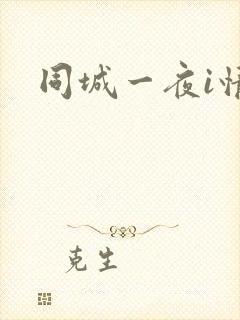 同城一夜i情
