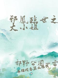 邪凤临世之逆天大小姐