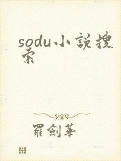sodu小说搜索