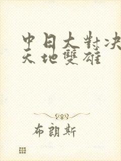 中日大对决  天地双雄
