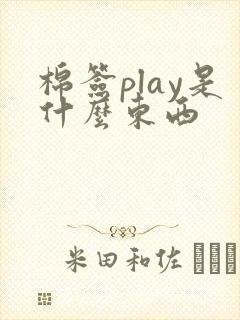 棉签play是什么东西