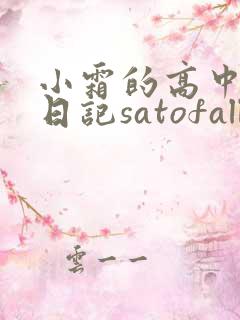 小霜的高中成长日记satofall