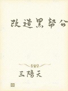 改造黑帮公主