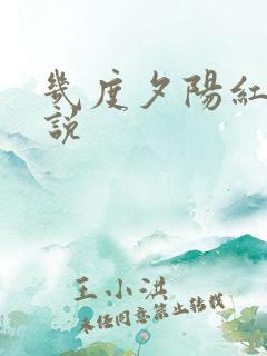 几度夕阳红 小说