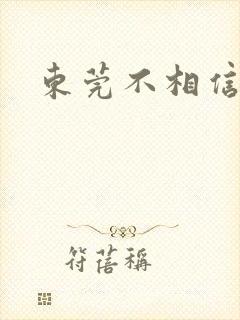 东莞不相信眼泪