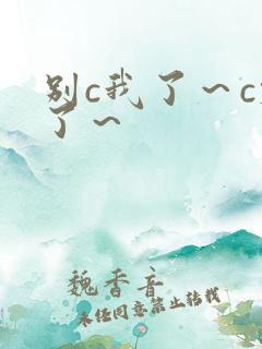 别c我了～c烂了～