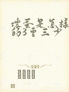 坏蛋是怎样炼成的3曹三少