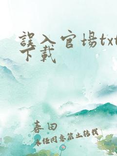 误入官场txt下载