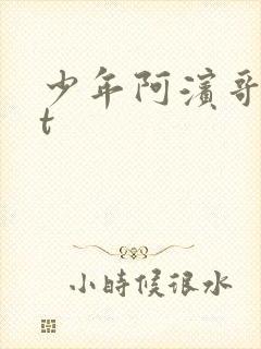 少年阿滨哥txt