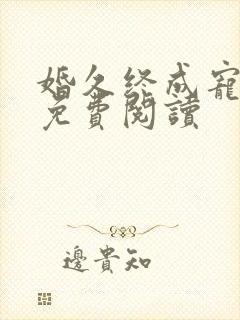 婚久终成宠全文免费阅读