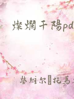 灿烂千阳pdf