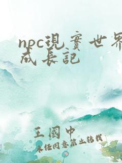 npc现实世界成长记