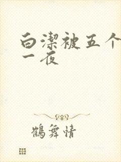 白洁被五个人玩一夜